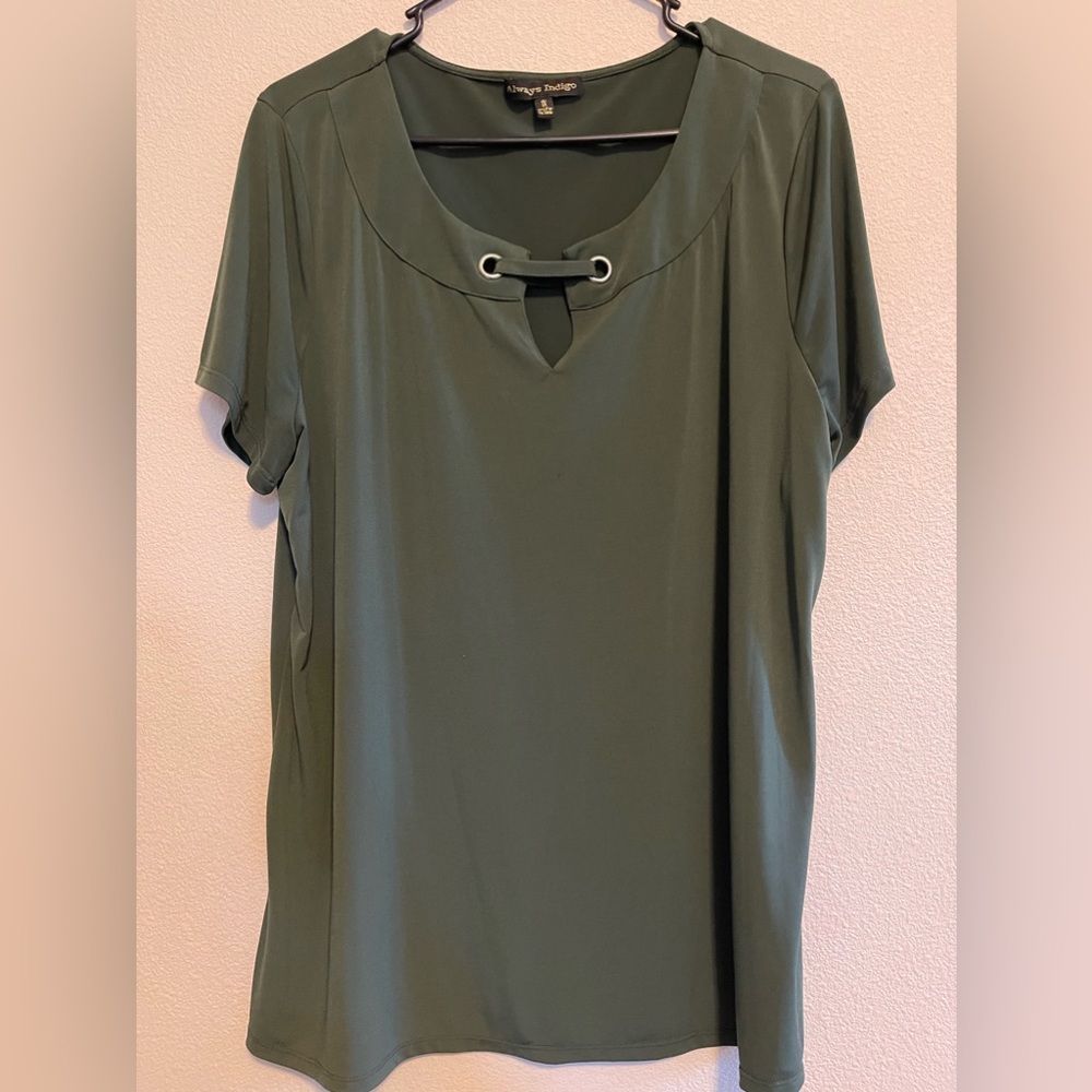 Always Indigo top💚